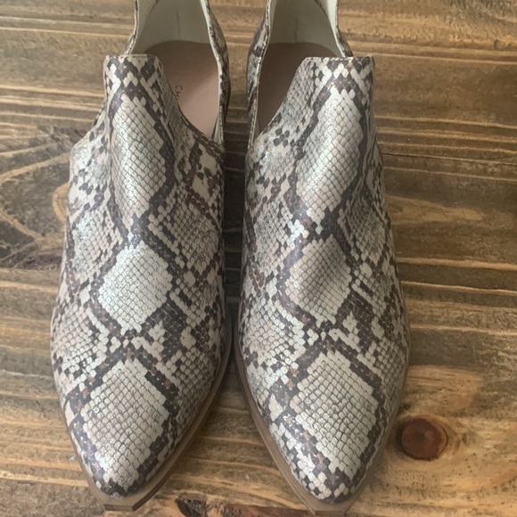 Chinese laundry Los Angeles Snake print high heel shoes original label size 9.5 - Picture 2 of 15